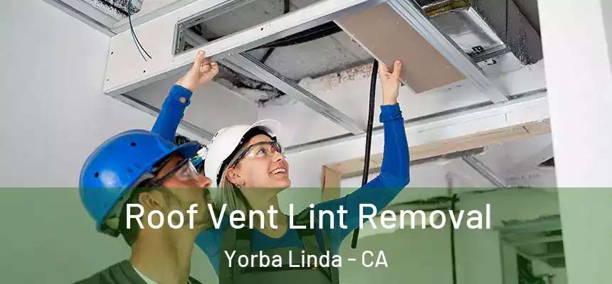  Roof Vent Lint Removal Yorba Linda - CA